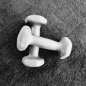 Gray Dumbbell Set - 2 lbs - used for Pure Barre